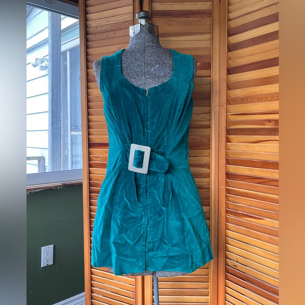 Handmade Vintage Green Go Go dress/ tunic